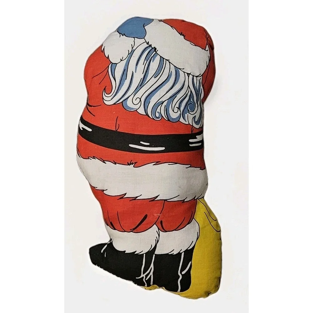 Vintage Santa Claus Pillow Handmade Christmas 16